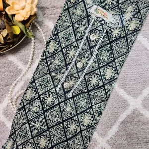 Dark Green Colour printed kurthi