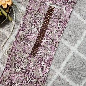 Purple color printed kurthi